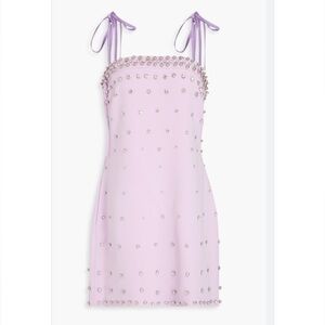 SALE Jonathan Simkhai Lavender Embellished Mini Dress(new w/ tags)